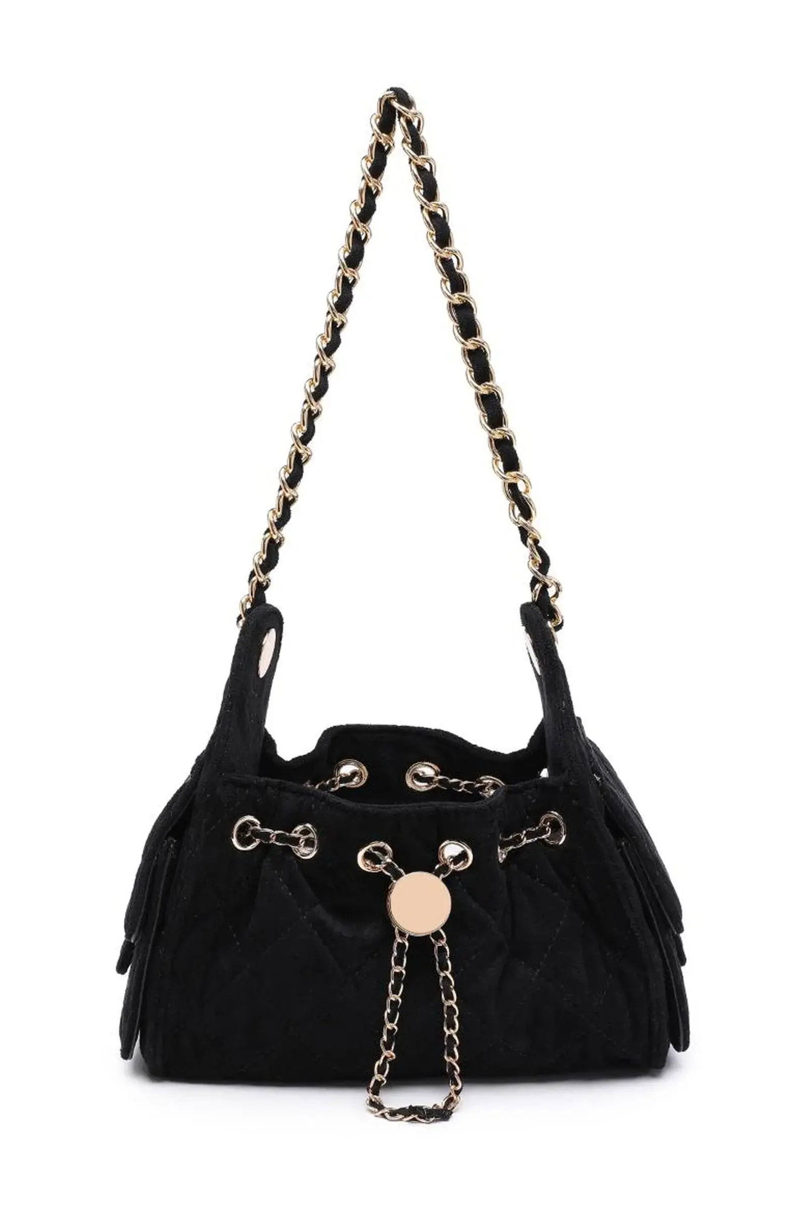 Royalty Chain-Detail Shoulder Bag
