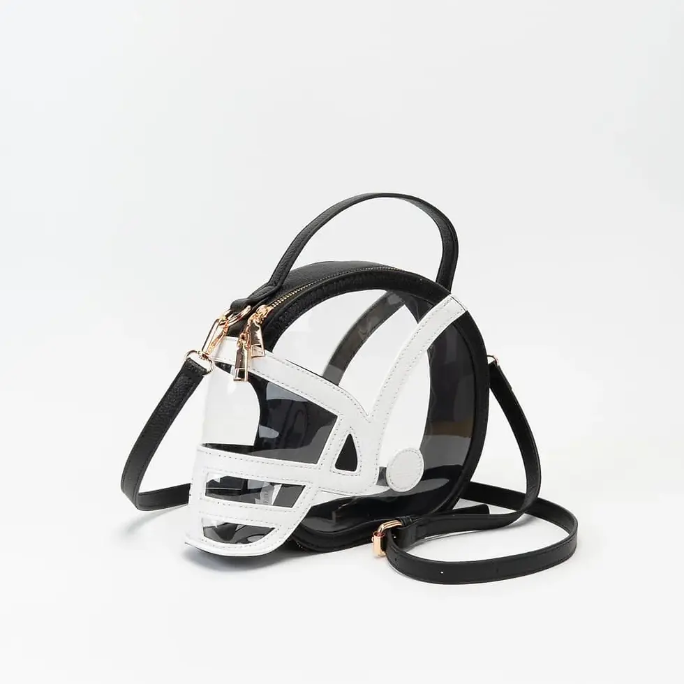Thumbnail: Clear Gameday Football Helmet Satchel/Crossbody Bag
