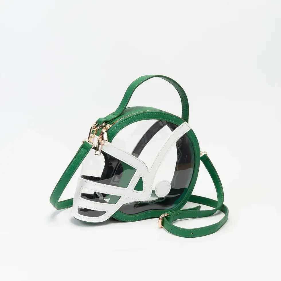 Thumbnail: Clear Gameday Football Helmet Satchel/Crossbody Bag