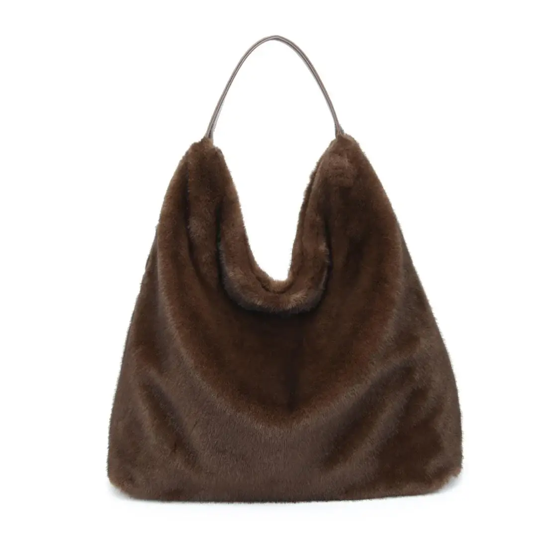 Faux Fur Hobo Bag