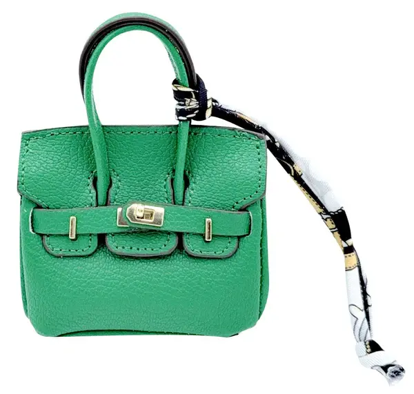 Solid Color Mini Bag Charm