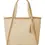 Thumbnail: Two Tone Woven Straw Beach Tote Bag