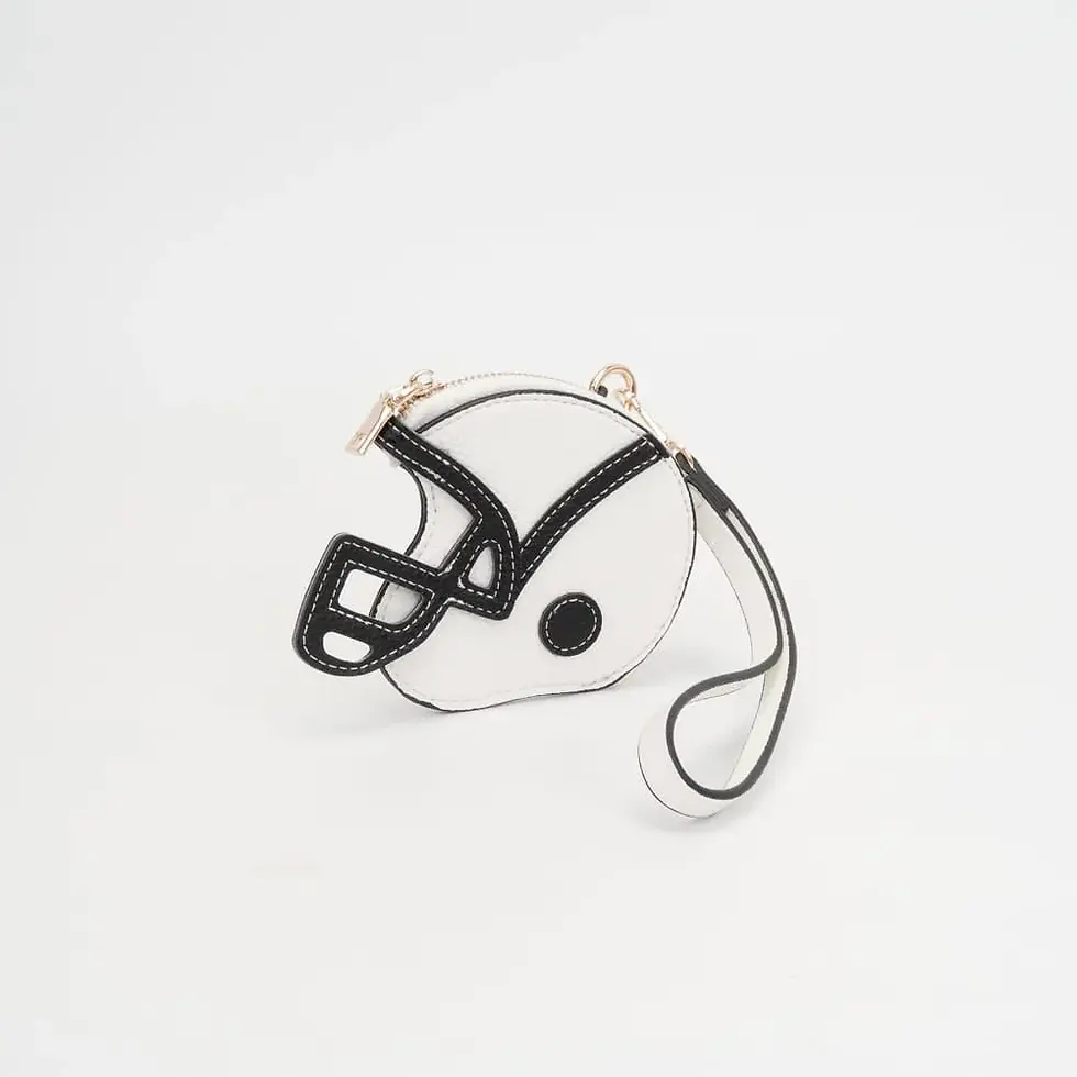 Thumbnail: Football Helmet Coin Purse Wristlet