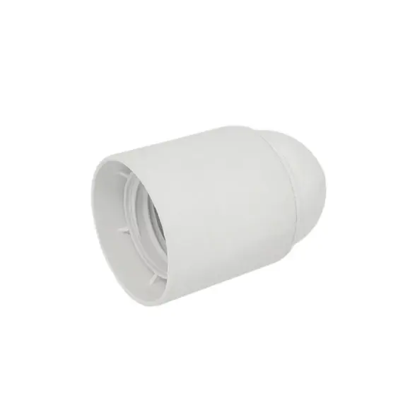 Portalámpara E27 colgante, blanco, autorizado