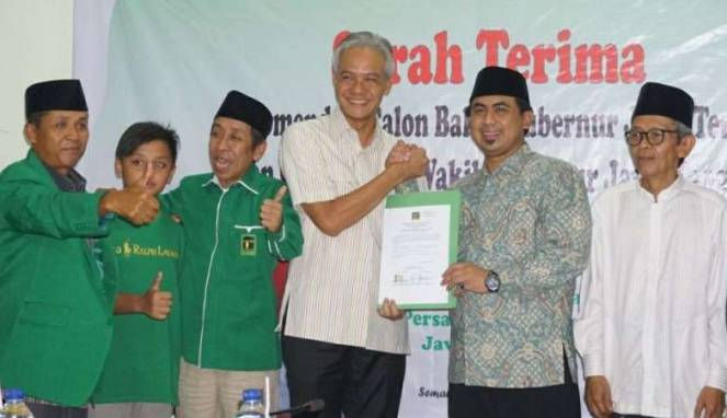 Ganjar-Gus Yasin 'Dinikahkan' di Kantor PPP