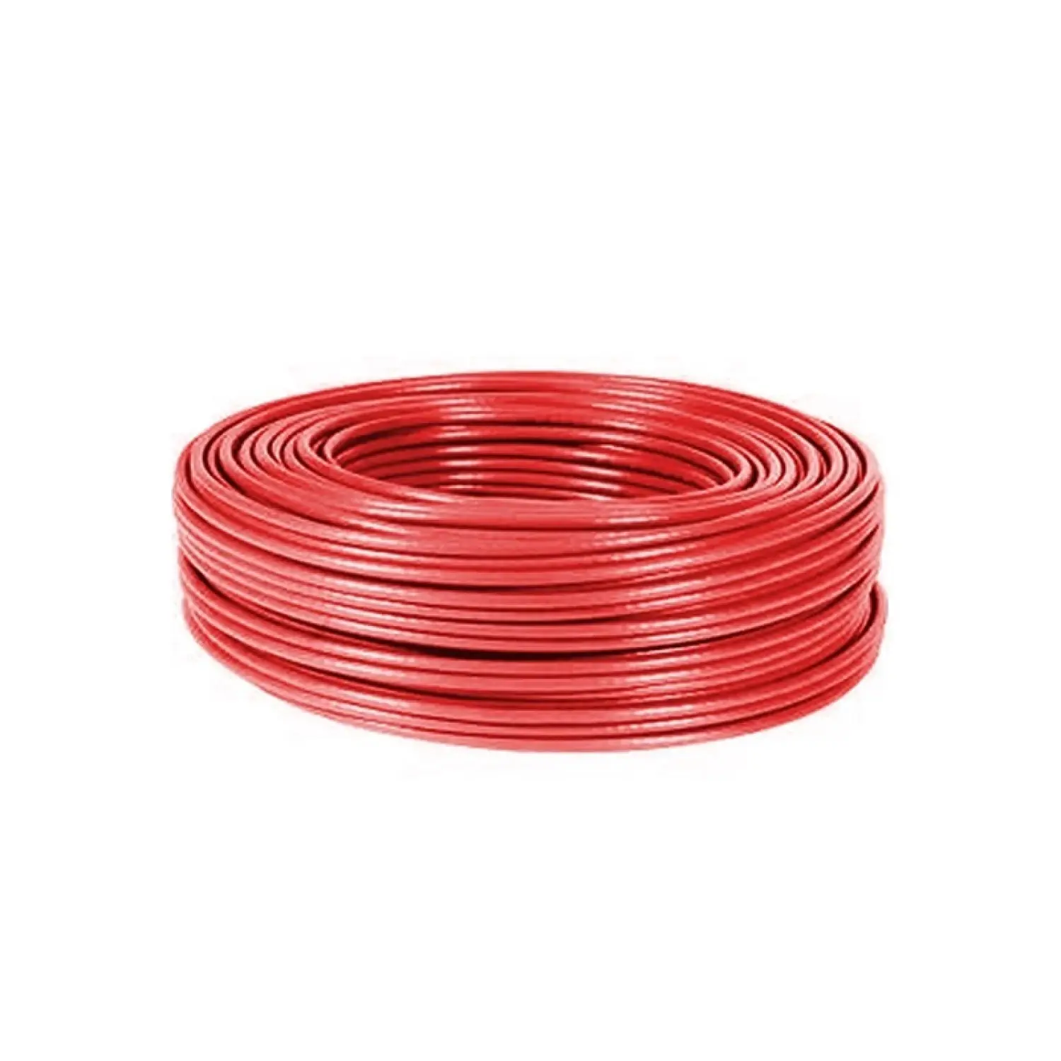 Cable de cobre flexible 1,00 mm² rojo -Rollo 100 m