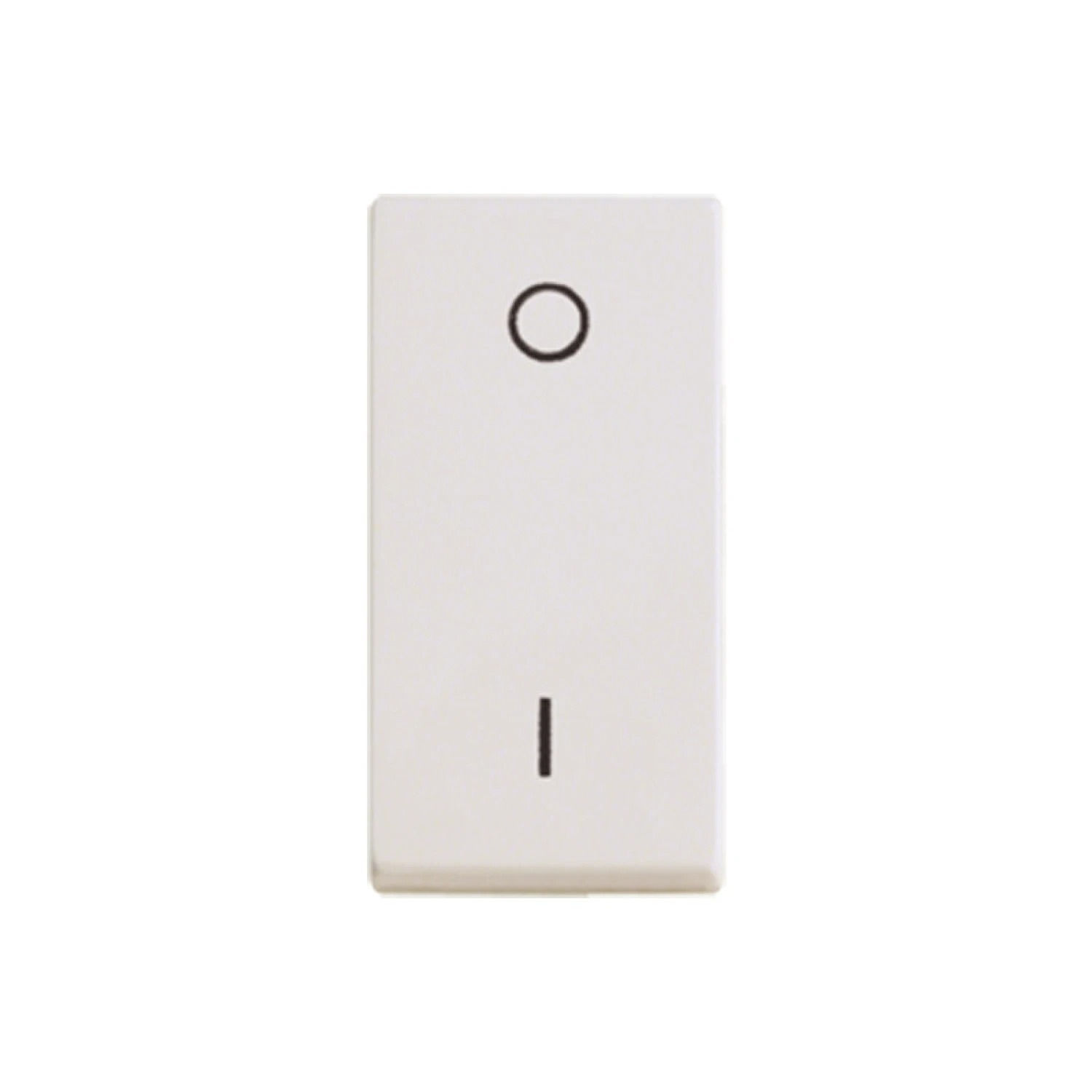 Módulo llave bipolar 10A 250V - Presta blanco