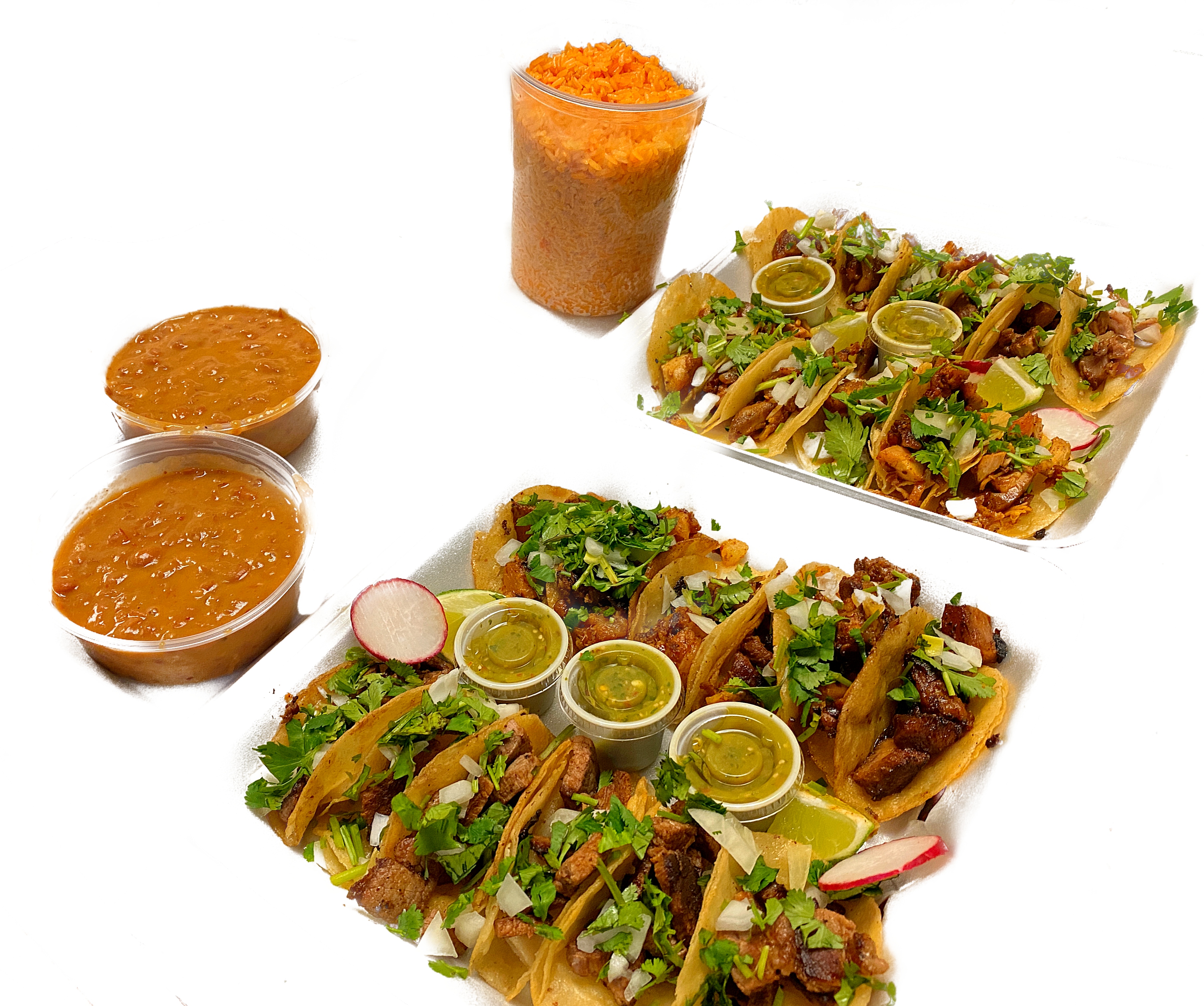 Arranged Food and Objects