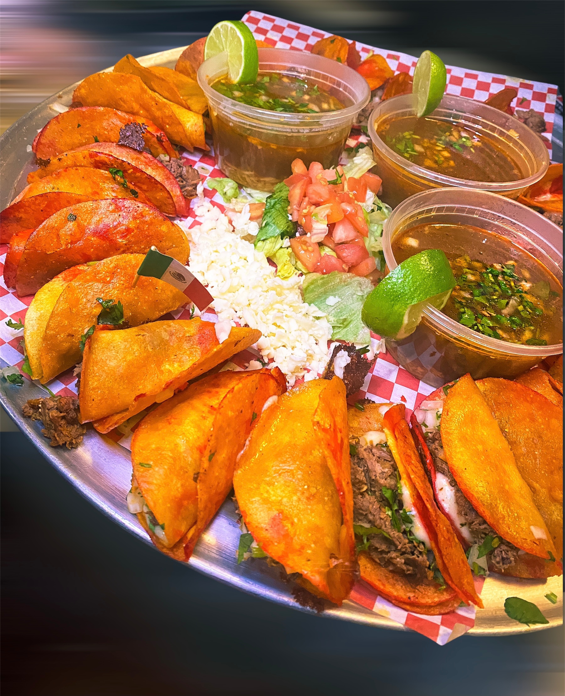 Arranged Food and Objects