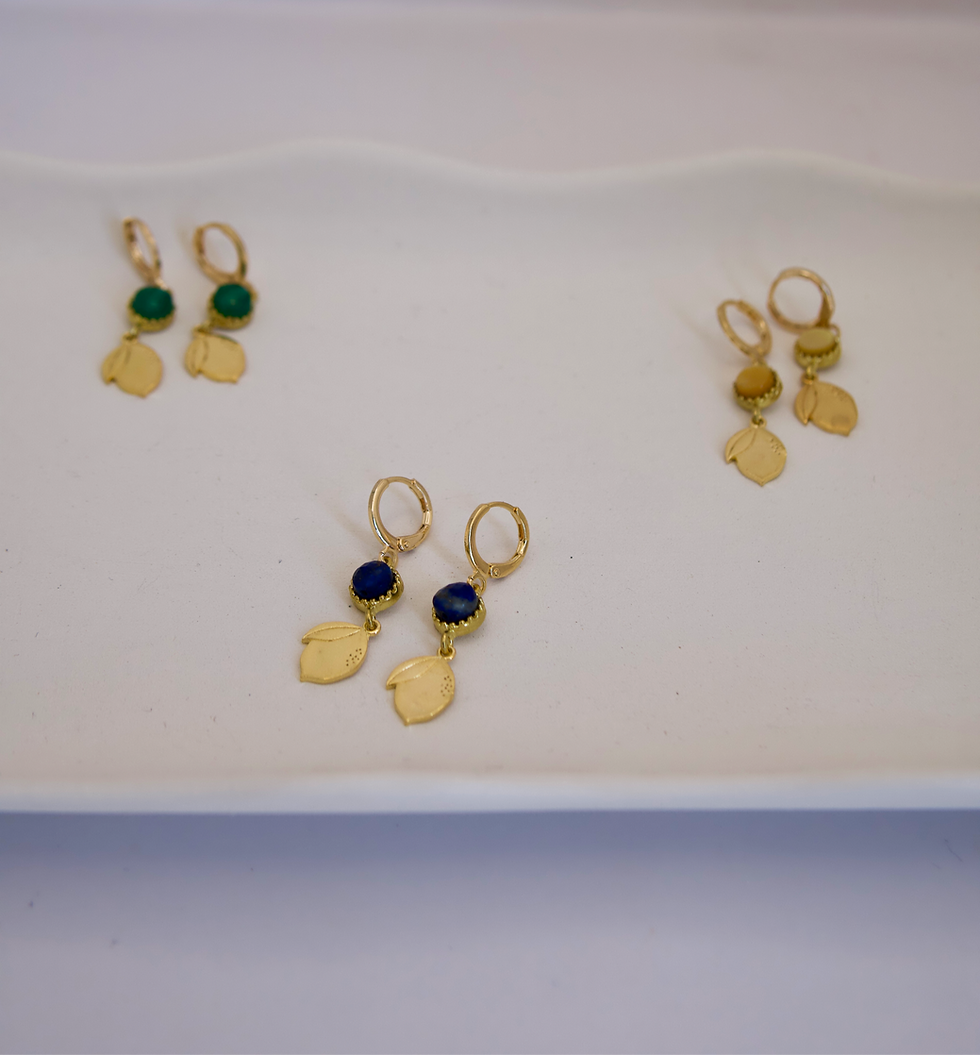 Thumbnail: Melone earrings  - Lemon
