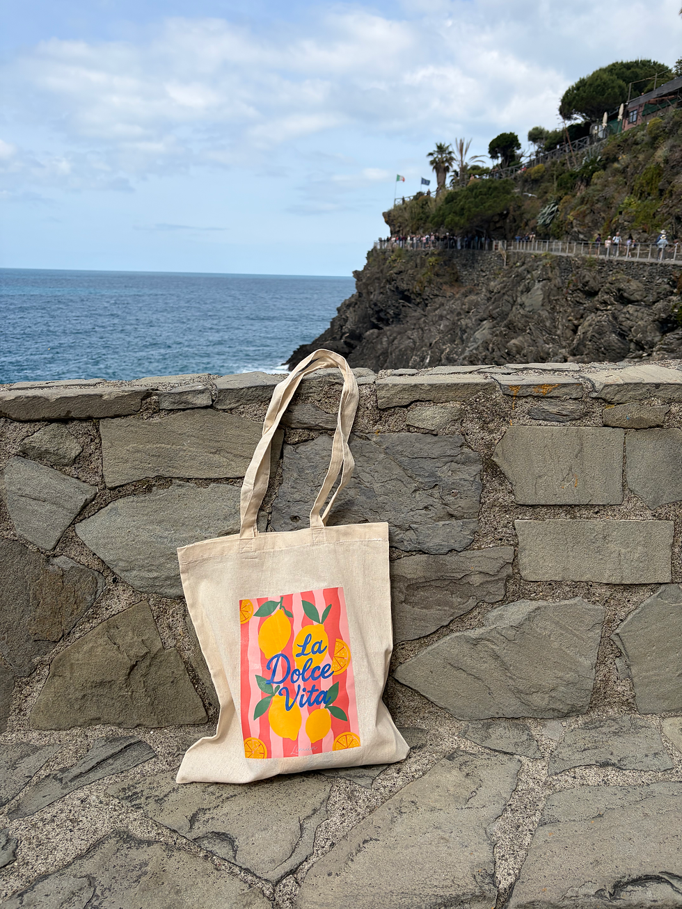 Thumbnail: "La Dolce Vita" Tote Bag