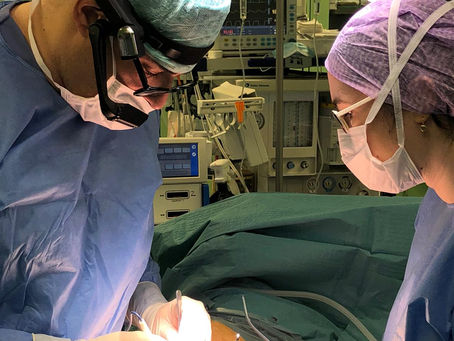 Prova clinica di nuovo visore per streaming di interventi chirurgici