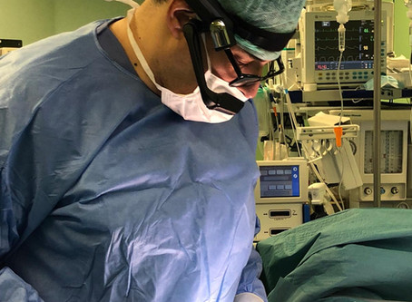 Prova clinica di nuovo visore per streaming di interventi chirurgici
