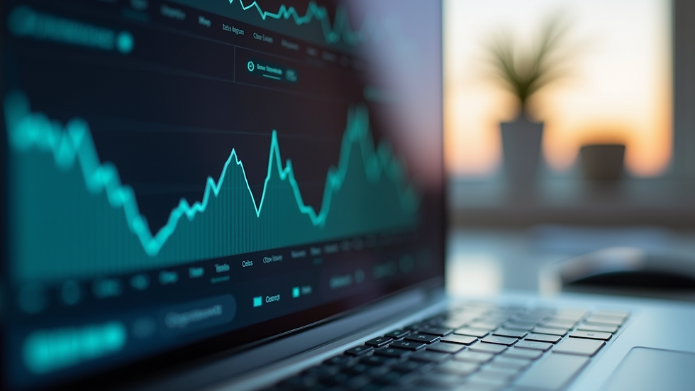 Close-up image of a dashboard displaying lead metrics and analytics