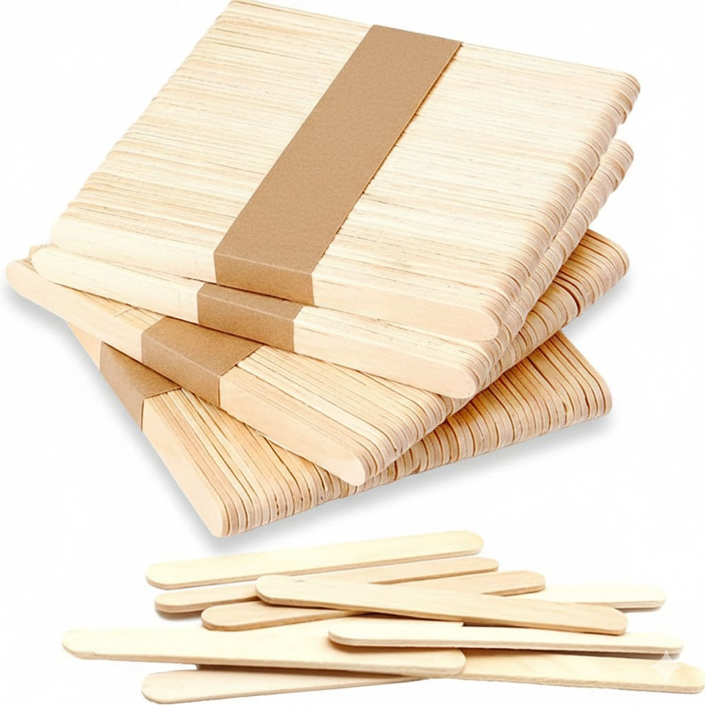 Popsicle Sticks (Ice Cream Sticks) Pack 50 pcs