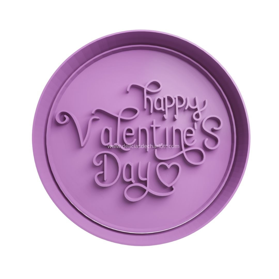 Cortador "Happy Valentin's Day"- San Valentín