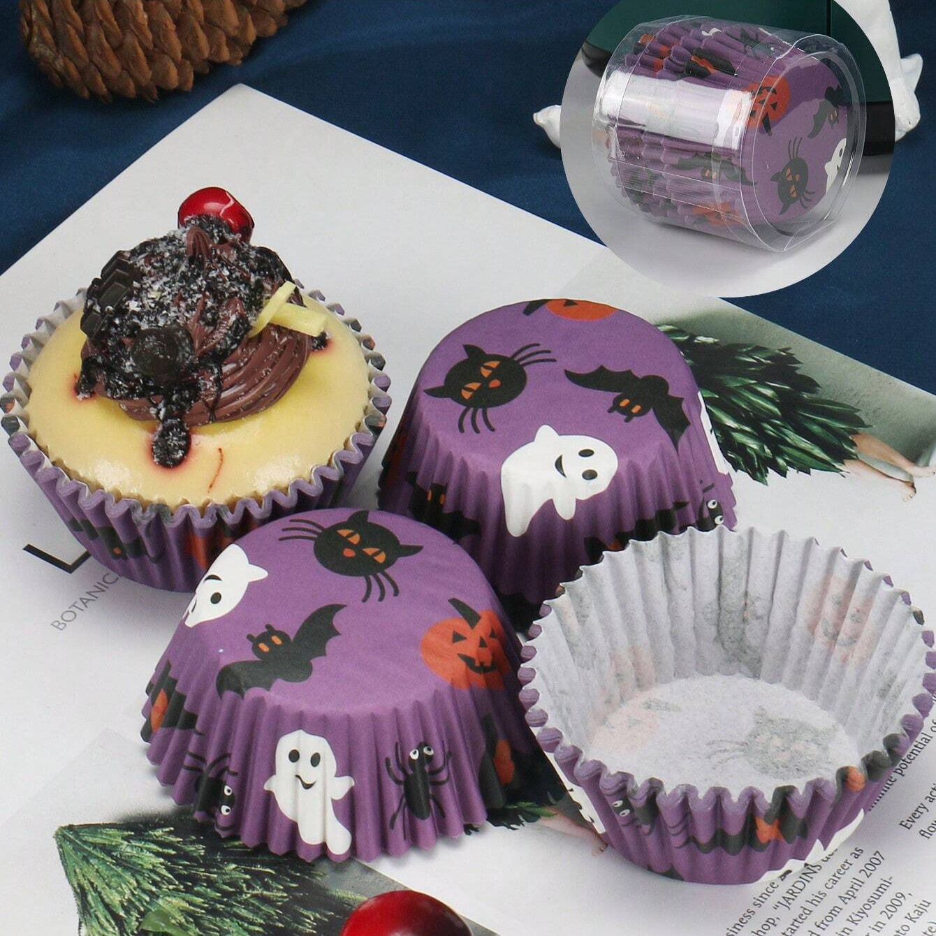 Cápsulas de Cupcakes Fantasmagóricas - Halloween