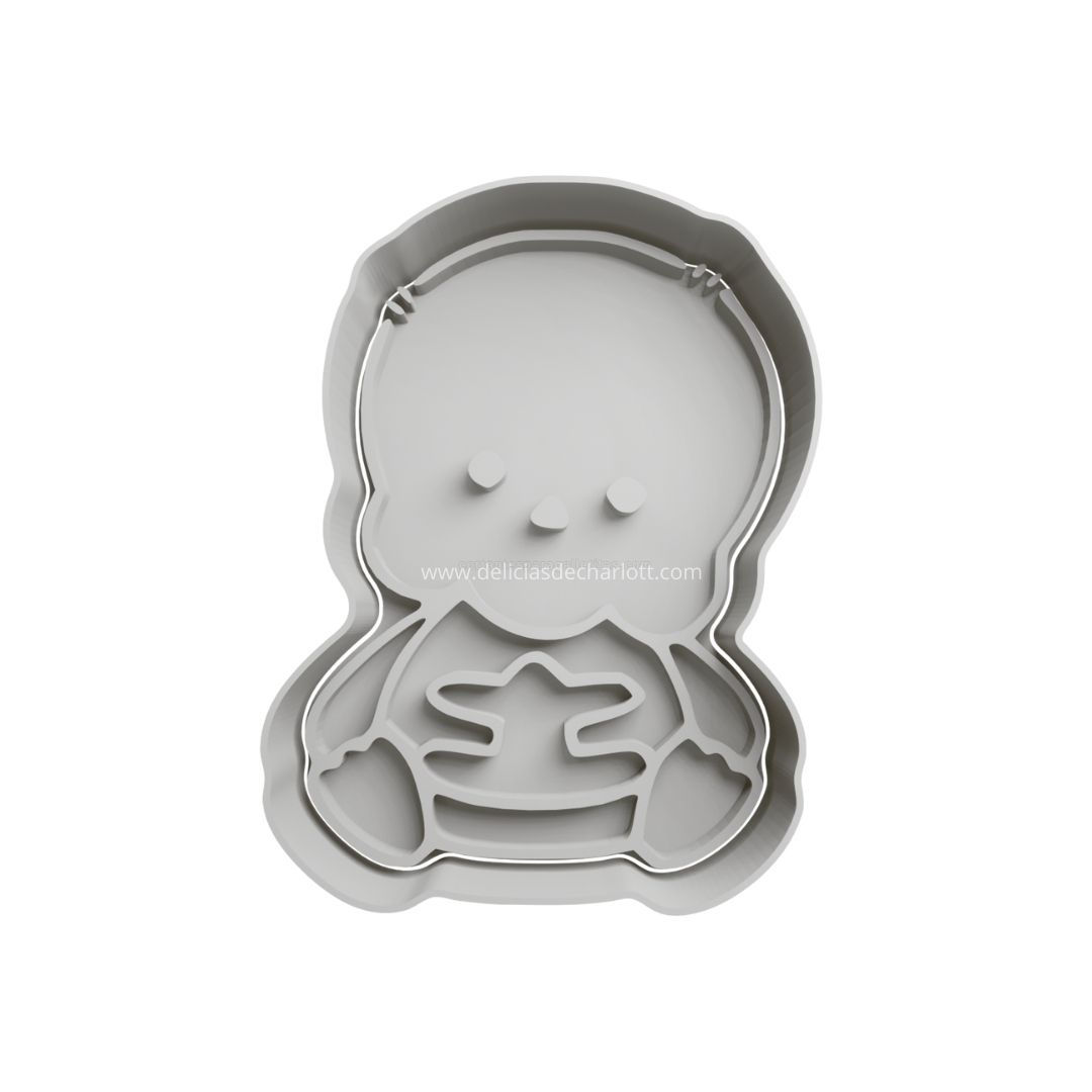 Cortador Esqueleto Cute - Halloween