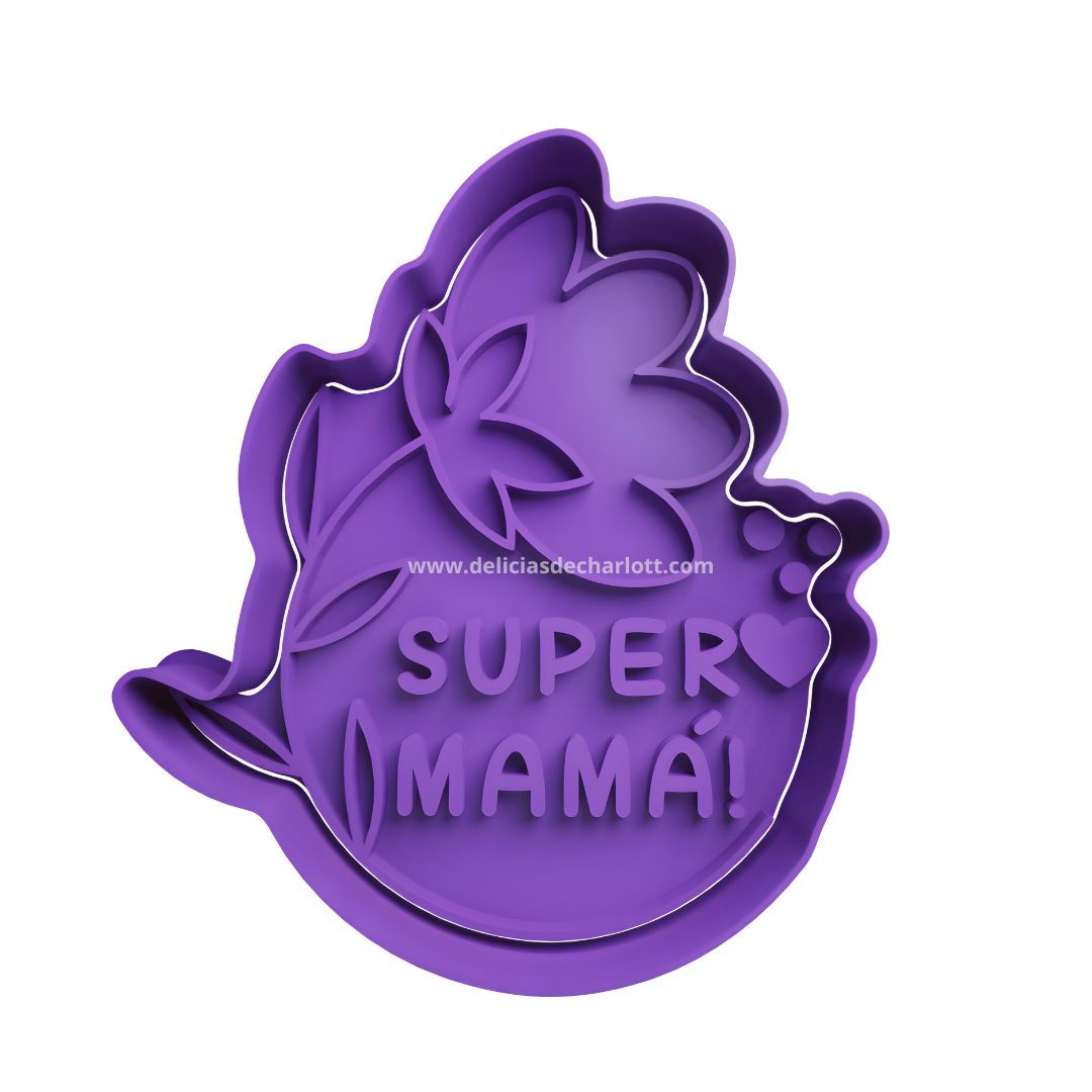 Cortador Super Mamá - Día de la Madre