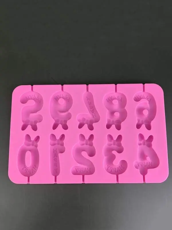 Miniatura: Moldes Silicona Números con Lazos