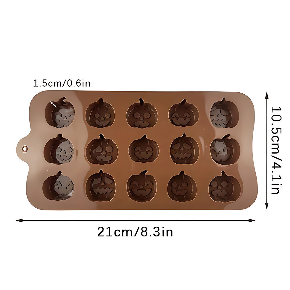 Miniatura: Molde de Silicona Calabazas Emociones - Halloween