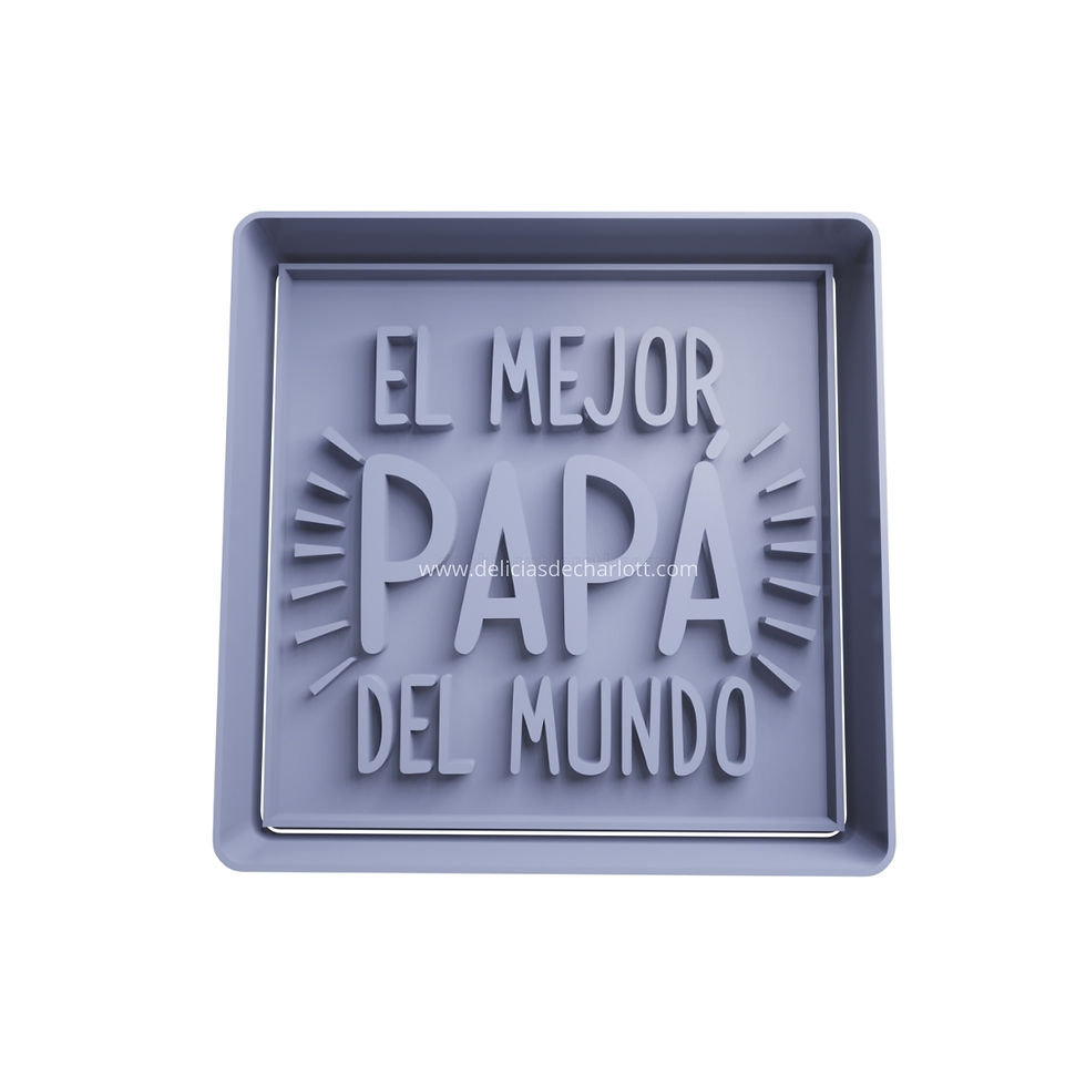 Cortador "El Mejor Papá del Mundo" II - Día del Padre