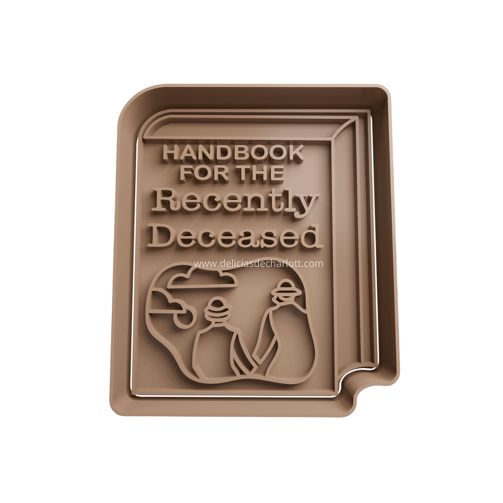 Cortador Libro para el recién fallecido Beetlejuice - Halloween