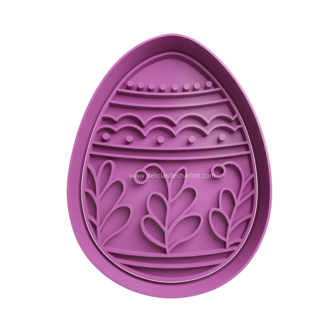 Cortador Huevo Flores - Pascua