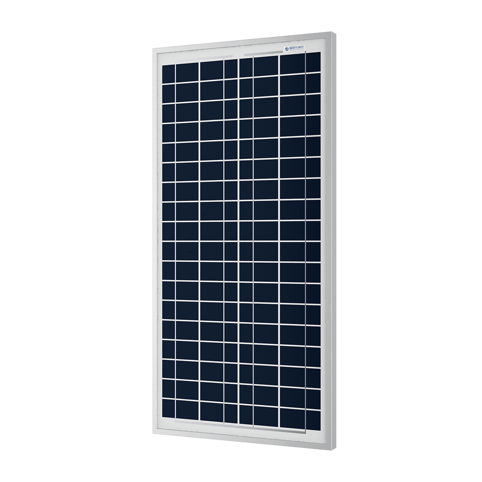 Miniatura: ACOPower 35 Watts Poly Solar Panel Module for 12 Volt Battery Charging