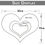 الصورة المصغرة: Heart Shape Fluffy Rugs Washable Faux Fur Rug For Kids Bedroom Sofas Cushion Mat