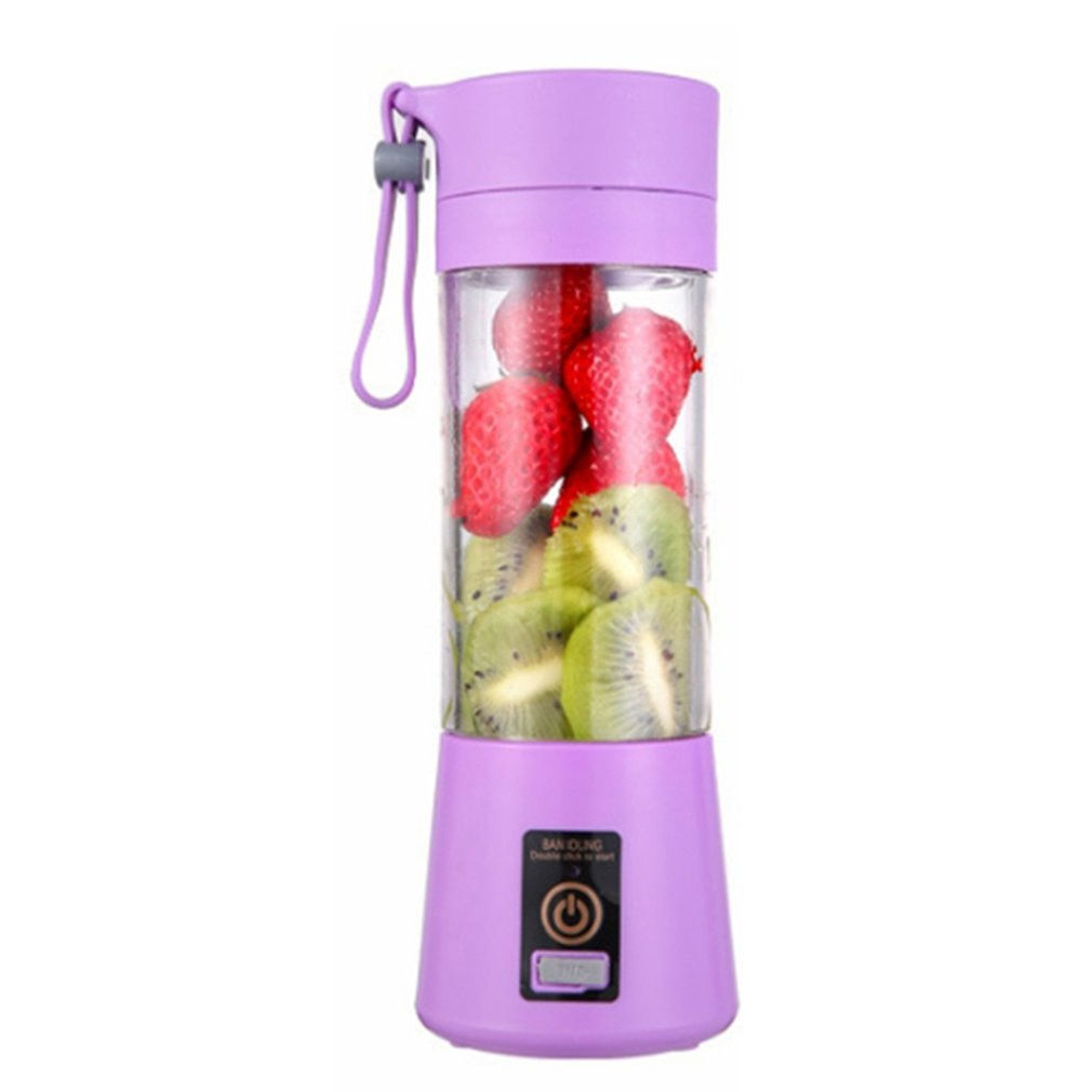 portable blender USB mixer electric juicer machine smoothie blender mini food.