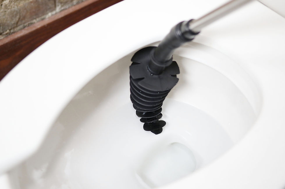 الصورة المصغرة: ToiletShroom (Black) Toilet Plunger That Unclogs Toilets in Seconds
