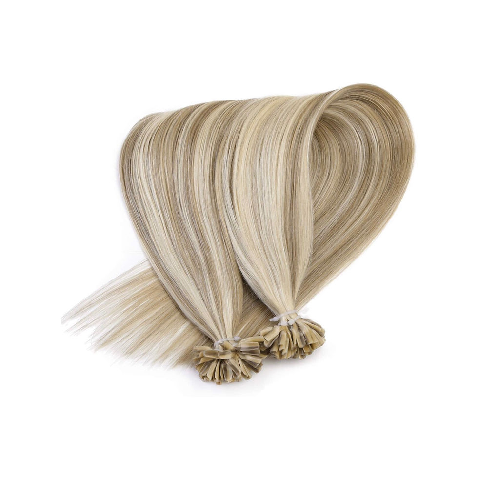 Thumbnail: U-Tip Fusion Hair Extensions.100% Premium Indian Human Remy Hair. Colour 14T/24.