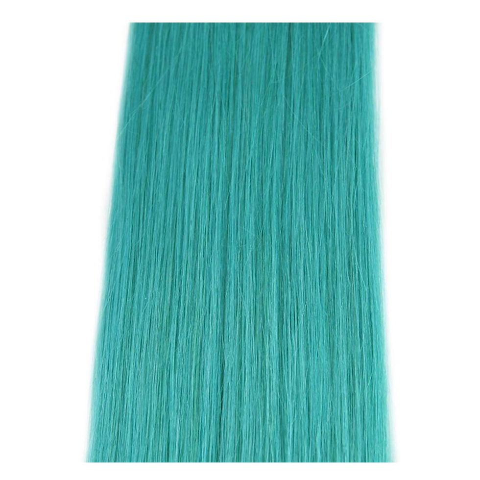 Thumbnail: Tape In’ Hair Extensions. 100% European Human Remy Hair. Colour(s) Teal