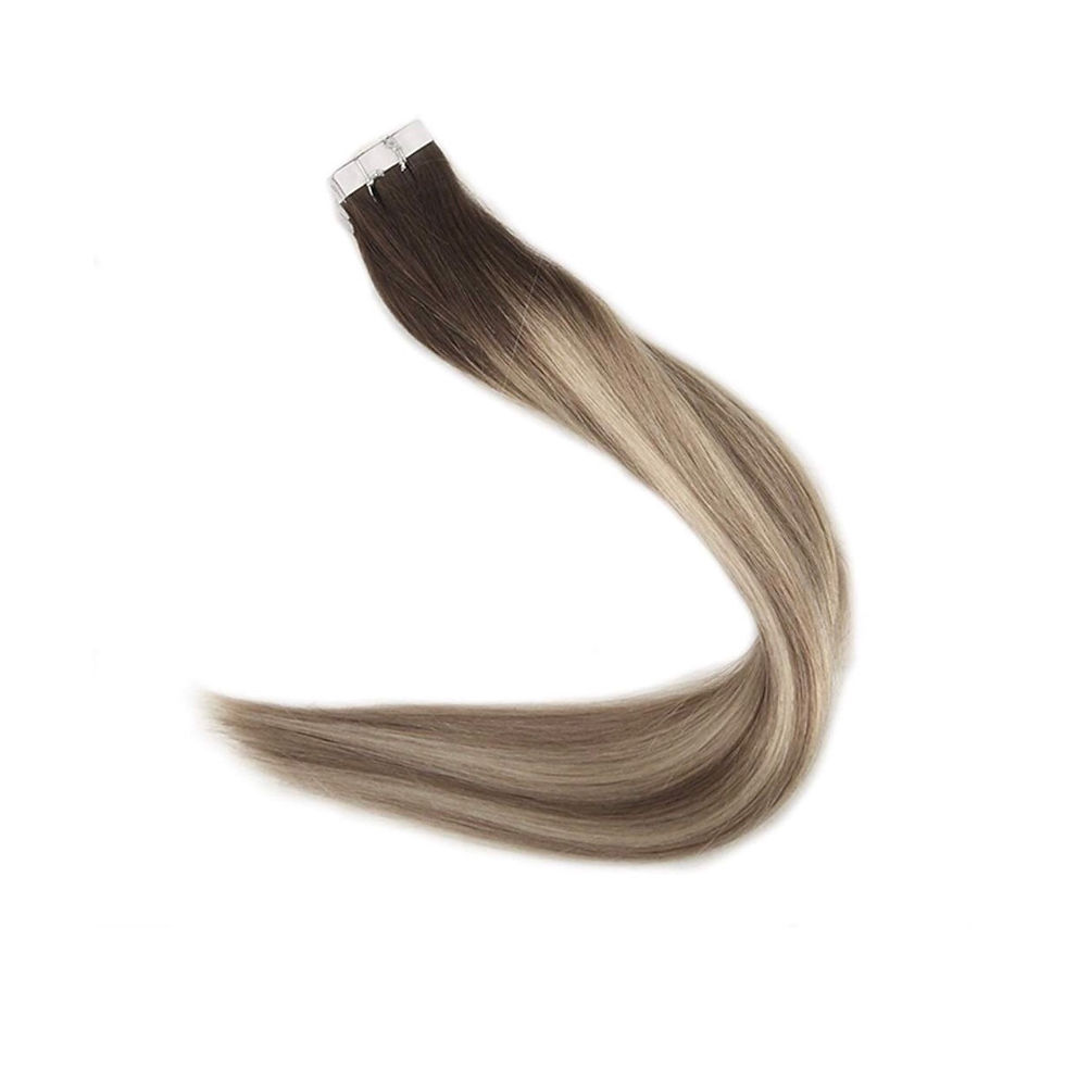 Thumbnail: Tape In Hair Extensions. 100% Human Remy Hair. Colour(s) 3/8/22.