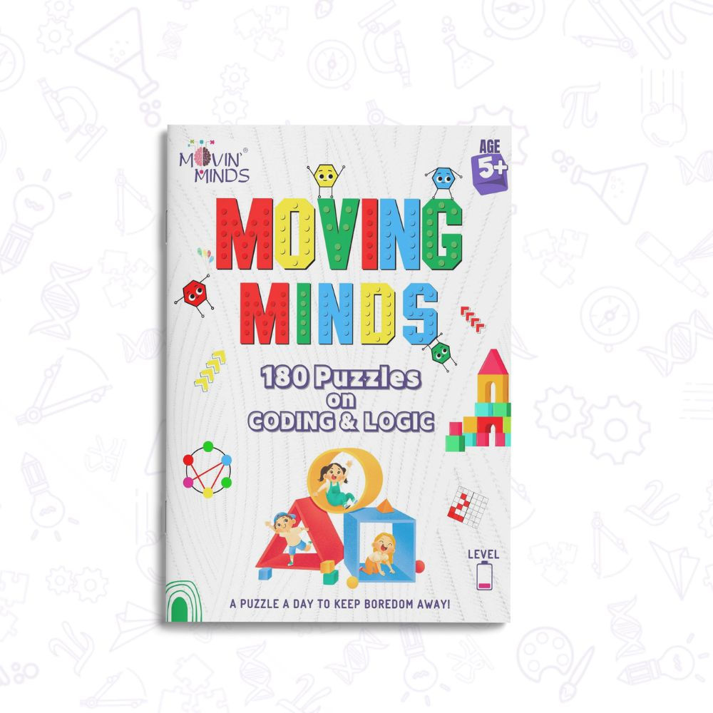 Moving Minds Level 1 | 180 Puzzles on Coding and Logic