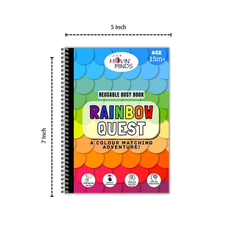 Thumbnail: Rainbow Quest |Reusable Velcro Book | Discover the magic of rainbows
