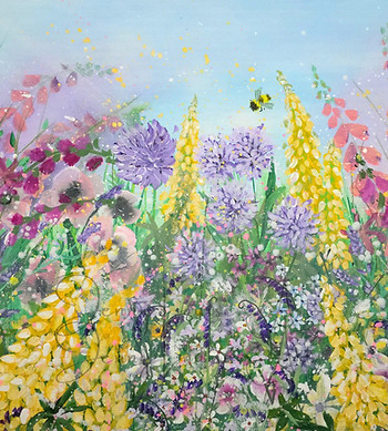 .Summer Symphony - Original acrylic painiting on canvas
