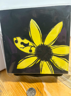 41-A3 Dandelion-Bird-Sunflower
