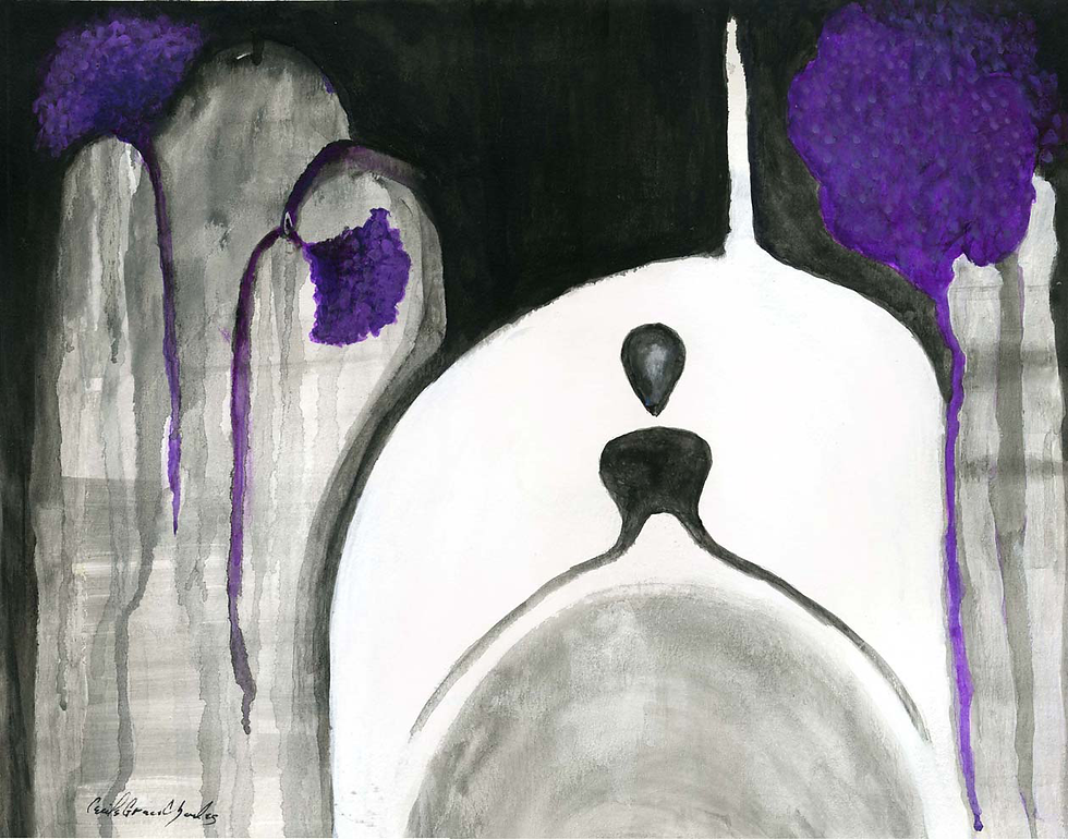 Regal Original Fine Art by Cecile Grace Charles