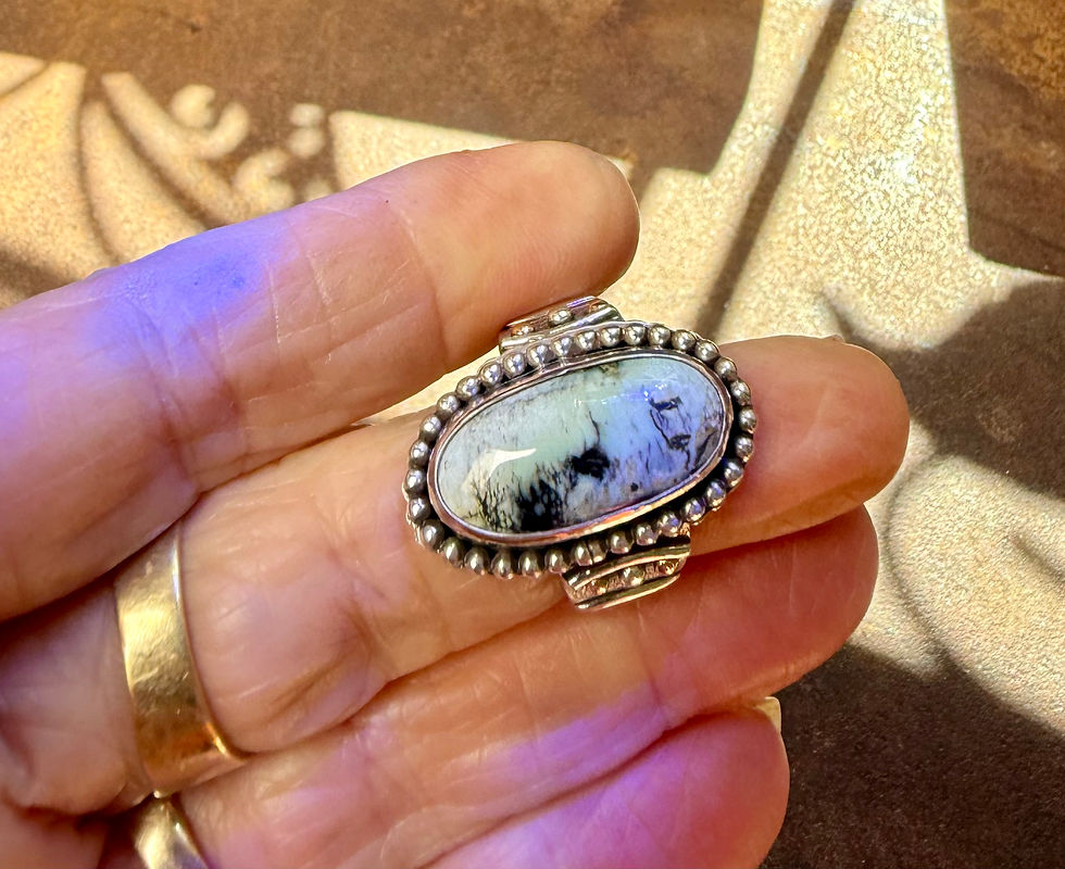Thumbnail: Desert Bloom Variscite ring