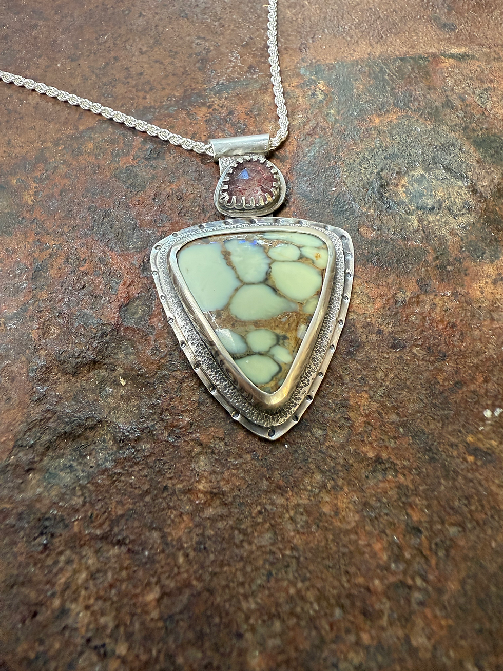 Thumbnail: Desert Moon Variscite pendant