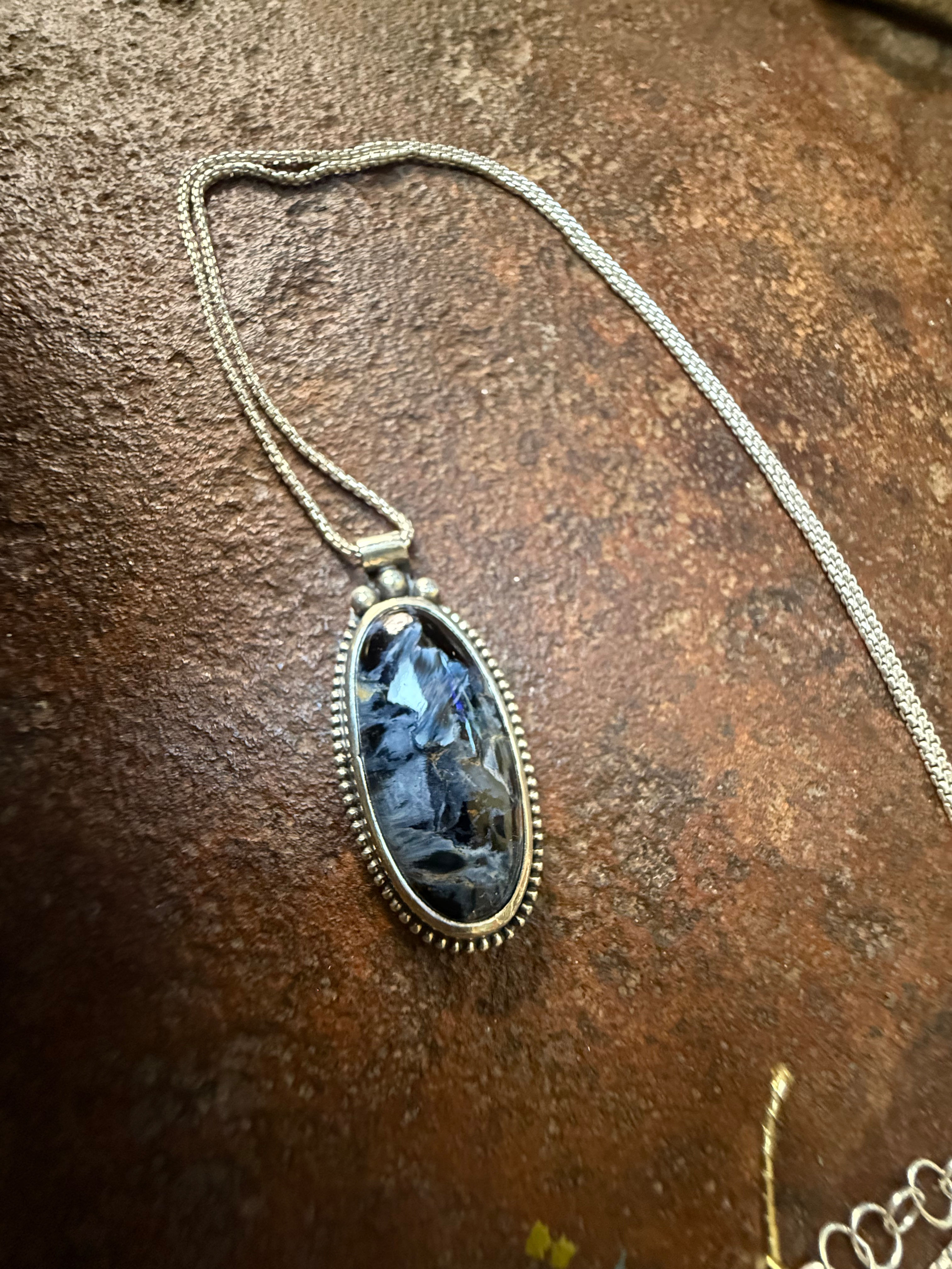Stormy Pietersite Pendant