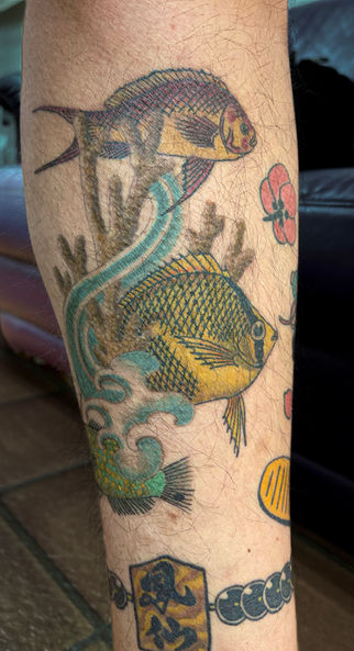 熱帯魚タトゥー