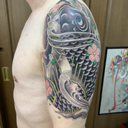 福岡　大牟田　熊本　和彫　入れ墨　TATTOO タトゥー　刺青　洋彫　