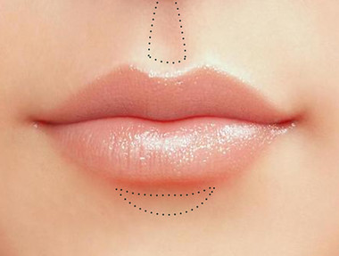 人中短縮アートメイク、口角上げアートメイク、眉アート、アイラインアートメイク、ノーズシャドーアートメイク