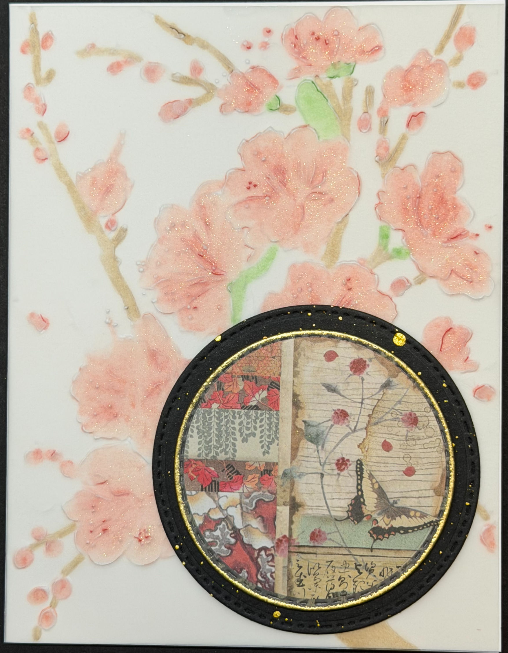 Cherry Blossoms Note Card Set #1 (set of 3)