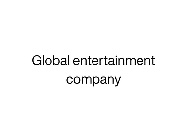 Global entertainment company Logo