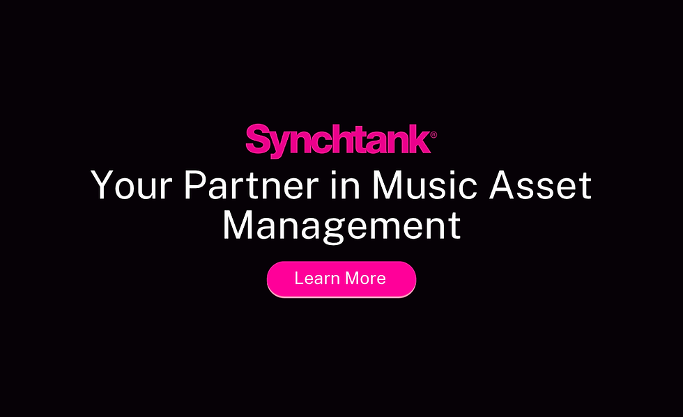 Synchtank, Your Partner in Music Asset Management