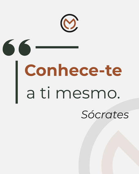 "Conhece-te a ti mesmo"